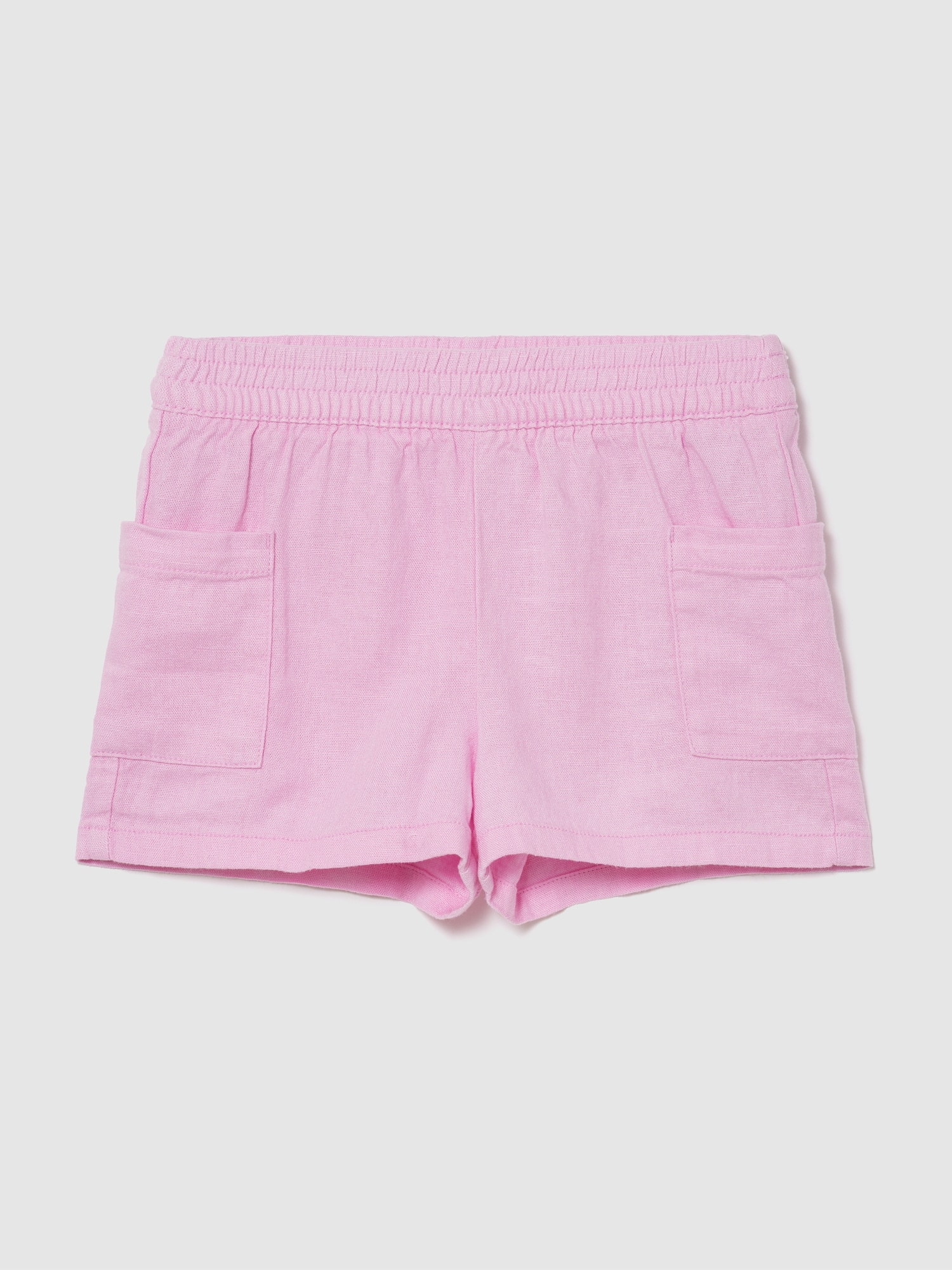 babyGap プルオン リネンブレンド ショートパンツ-0