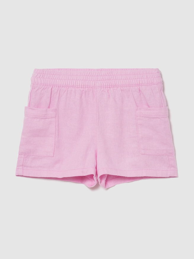babyGap プルオン リネンブレンド ショートパンツ-0
