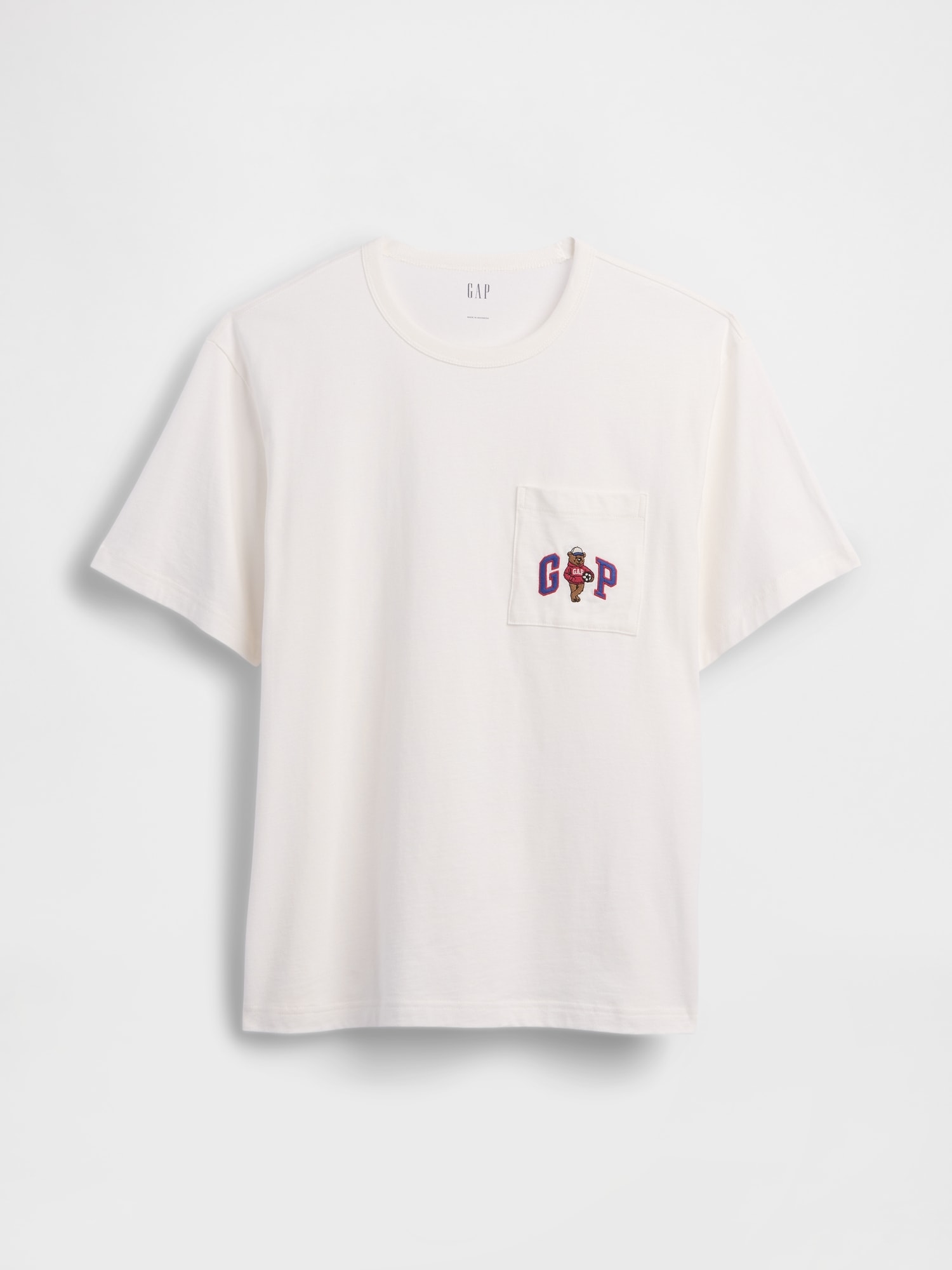 リラックスフィット ブラナンベア GAPロゴTシャツ-4