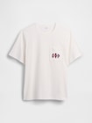 リラックスフィット ブラナンベア GAPロゴTシャツ-4