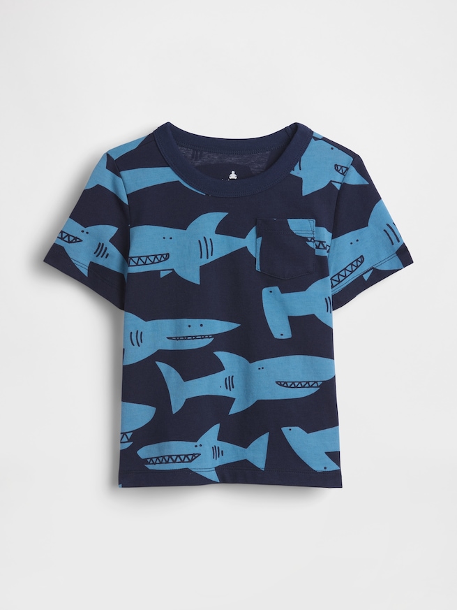 ブラナン フェイバリット プリント ポケットTシャツ (幼児・ベビー)-0