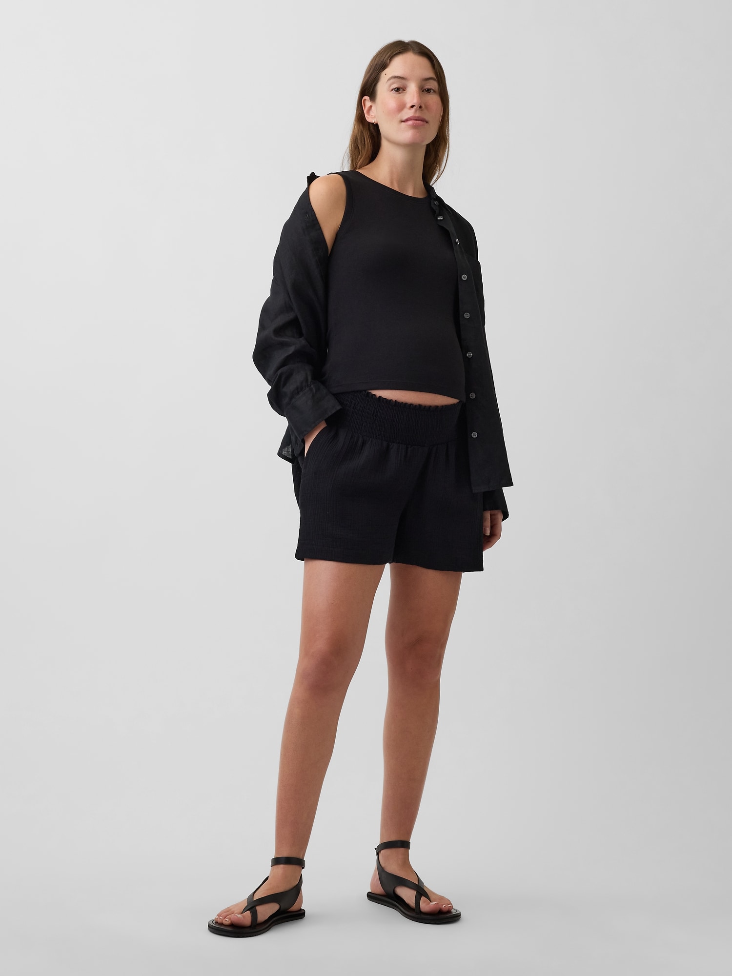 Maternity Under Belly Easy Shorts