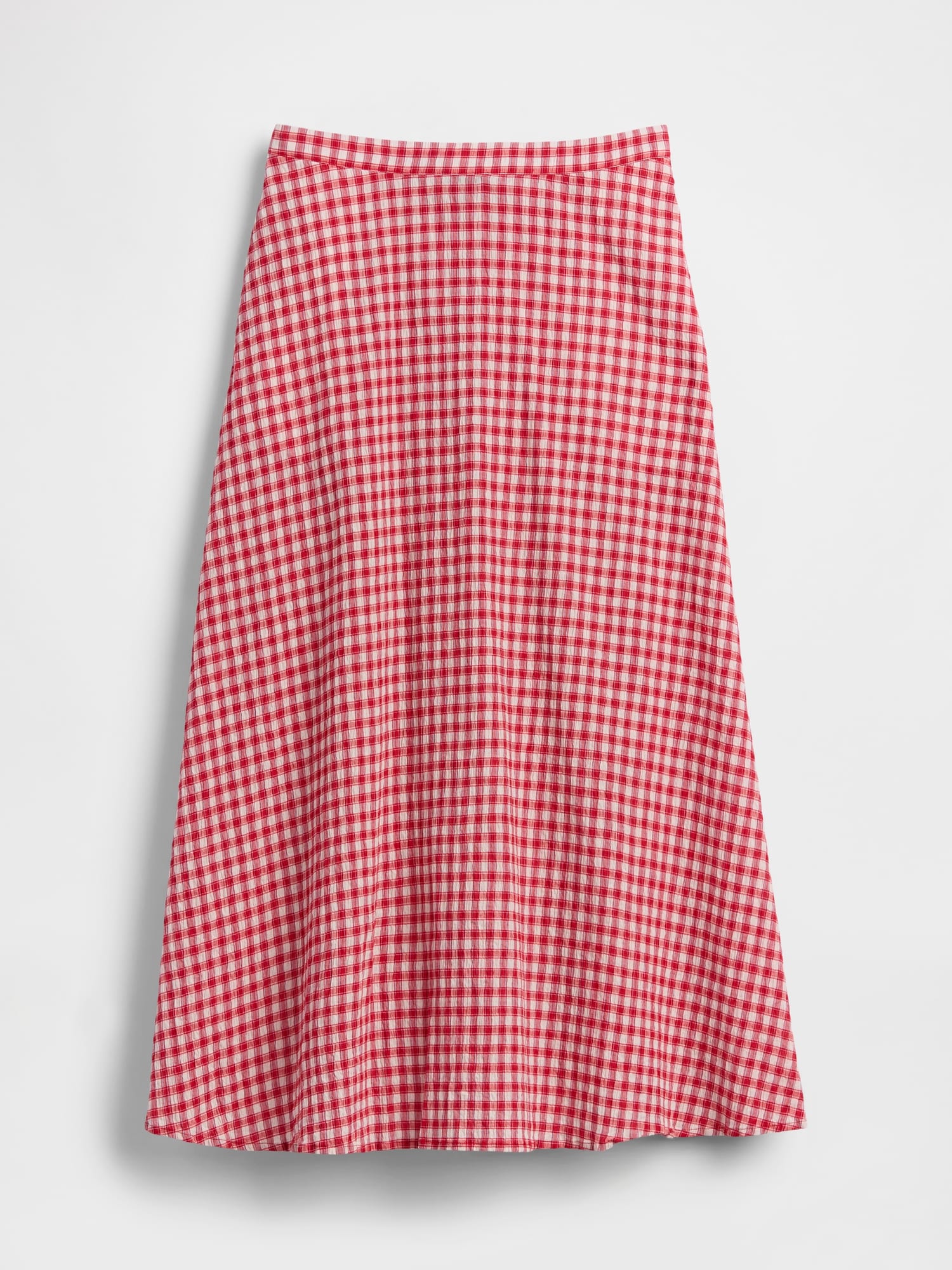 Gingham Maxi Skirt