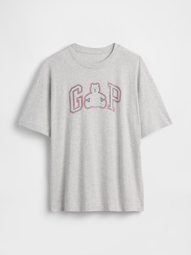 オーバーサイズ ブラナンベア GAPロゴTシャツ-4
