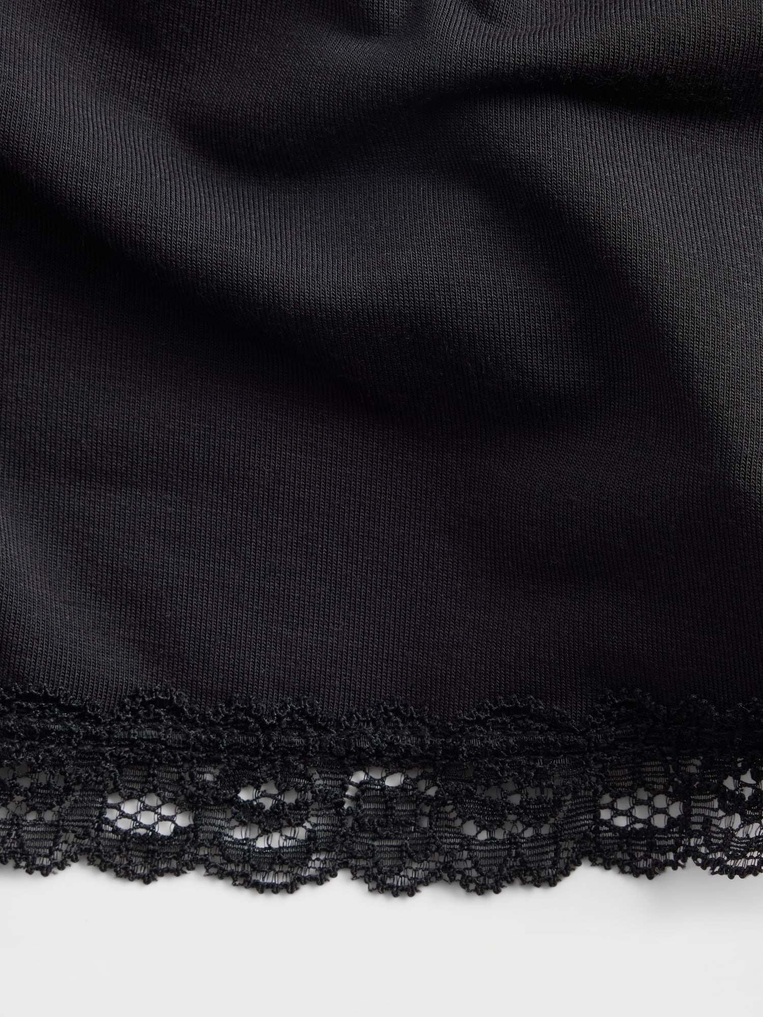 Softest Modal Lace-Trim PJ Shorts