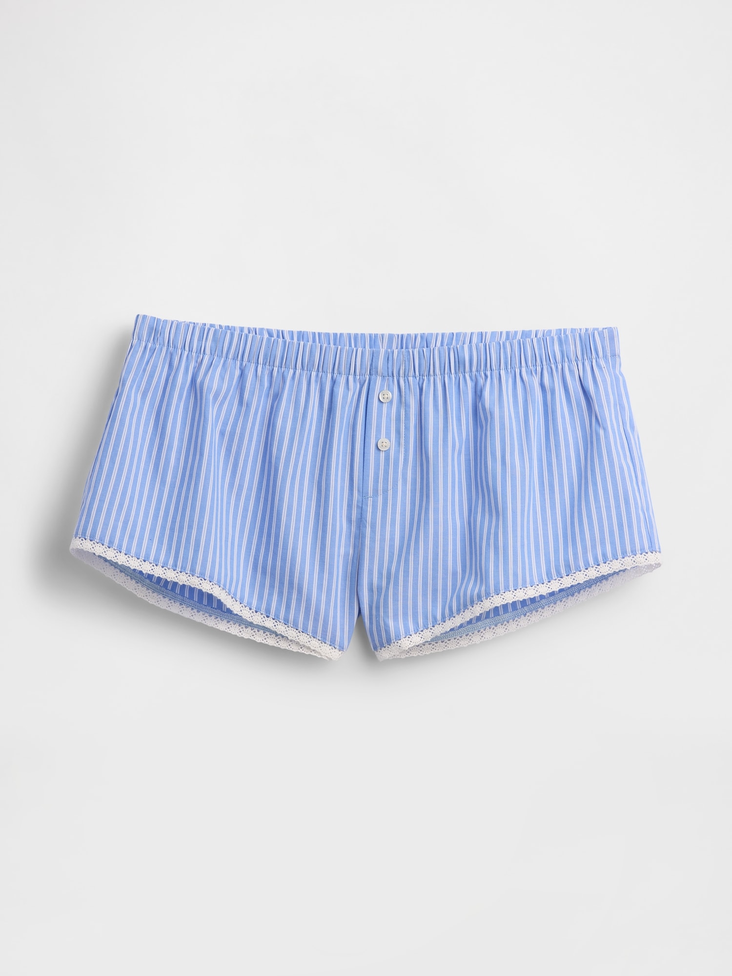 Poplin Stripe Bloomer PJ Shorts