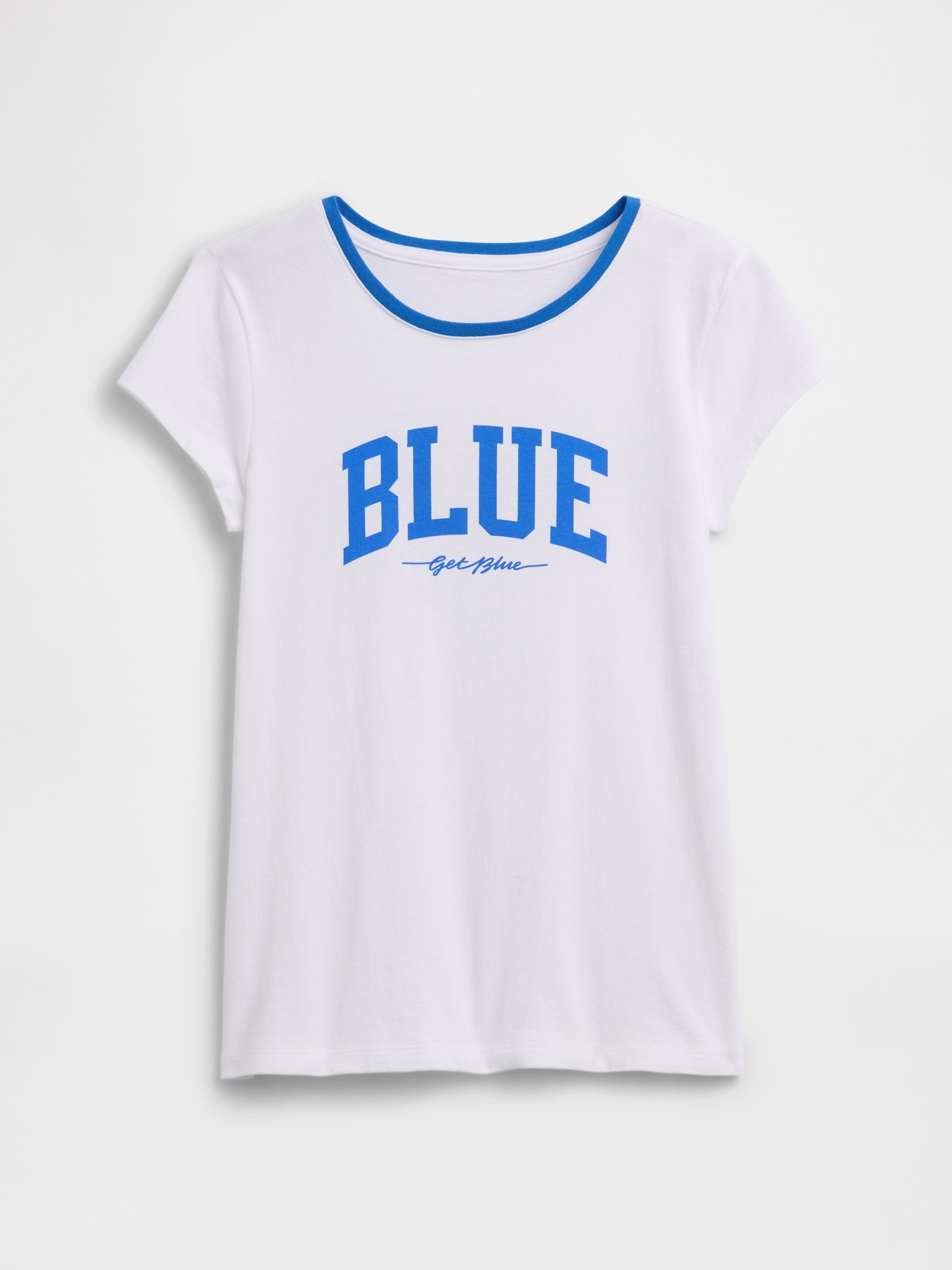 Kids Get Blue Ringer Graphic T-Shirt