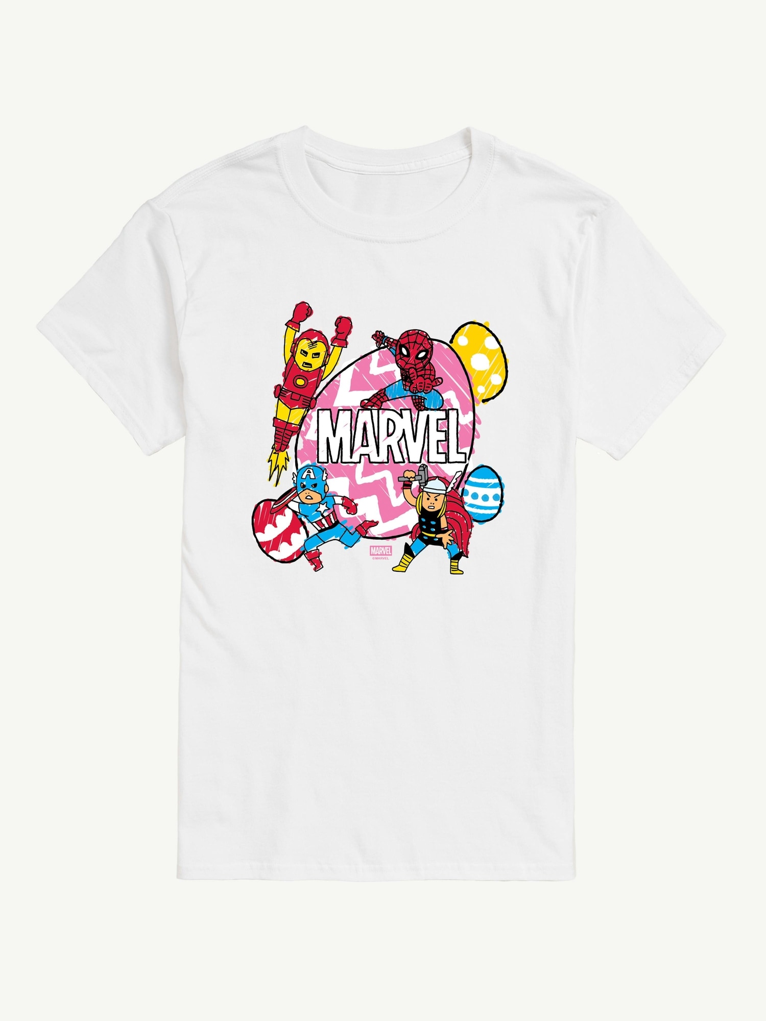 Marvel Easter Short Sleeve Graphic T-Shirt