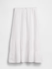 ハイライズ コットンガーゼ イージーウエスト ティアード マキシスカート-4
