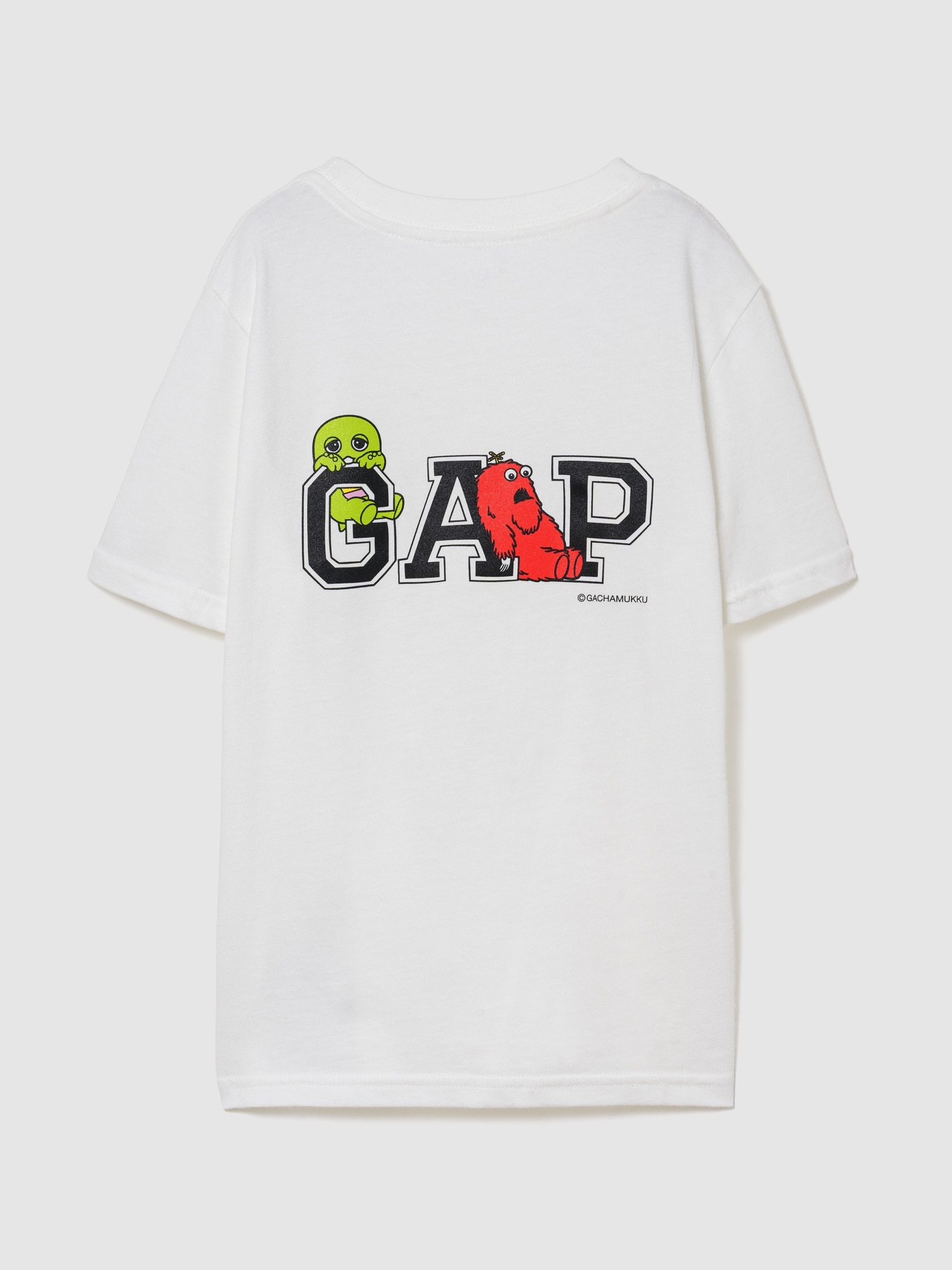 ガチャピン・ムック ポケットTシャツ(キッズ)-0