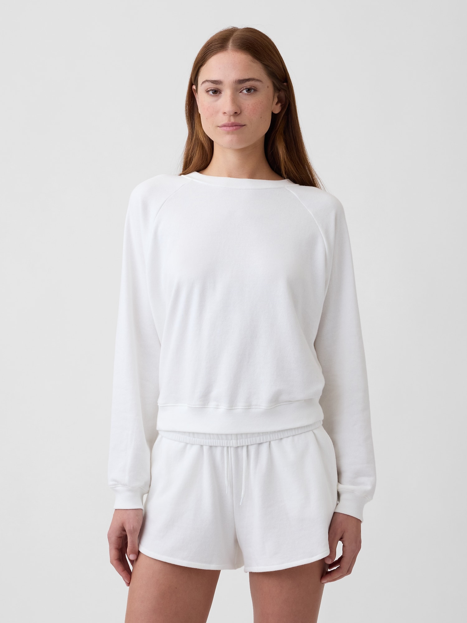Relaxed French Terry Crewneck Sweatshirt