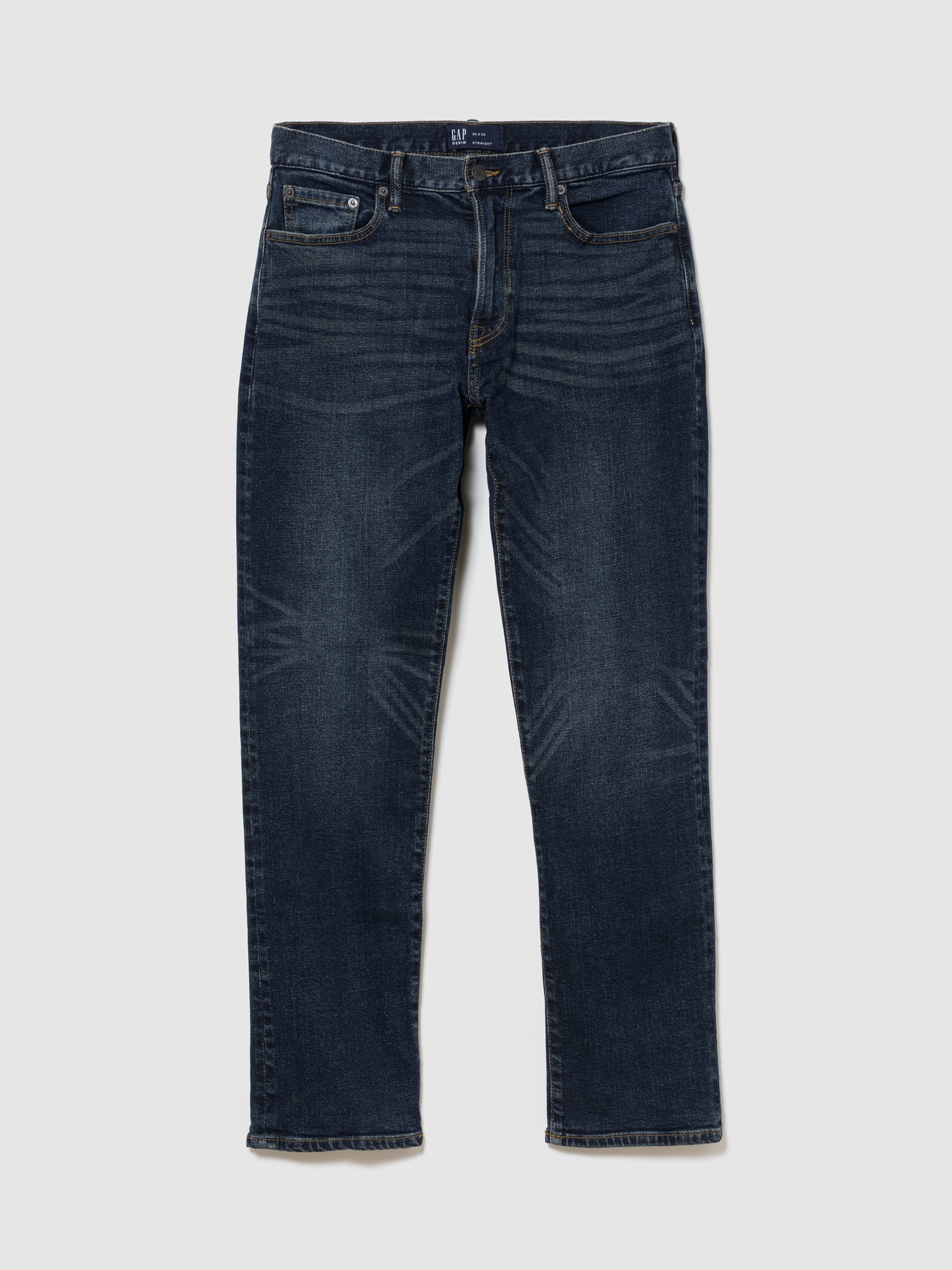 GapFlex ウォッシュウェル ジーンズストレートデニム-0