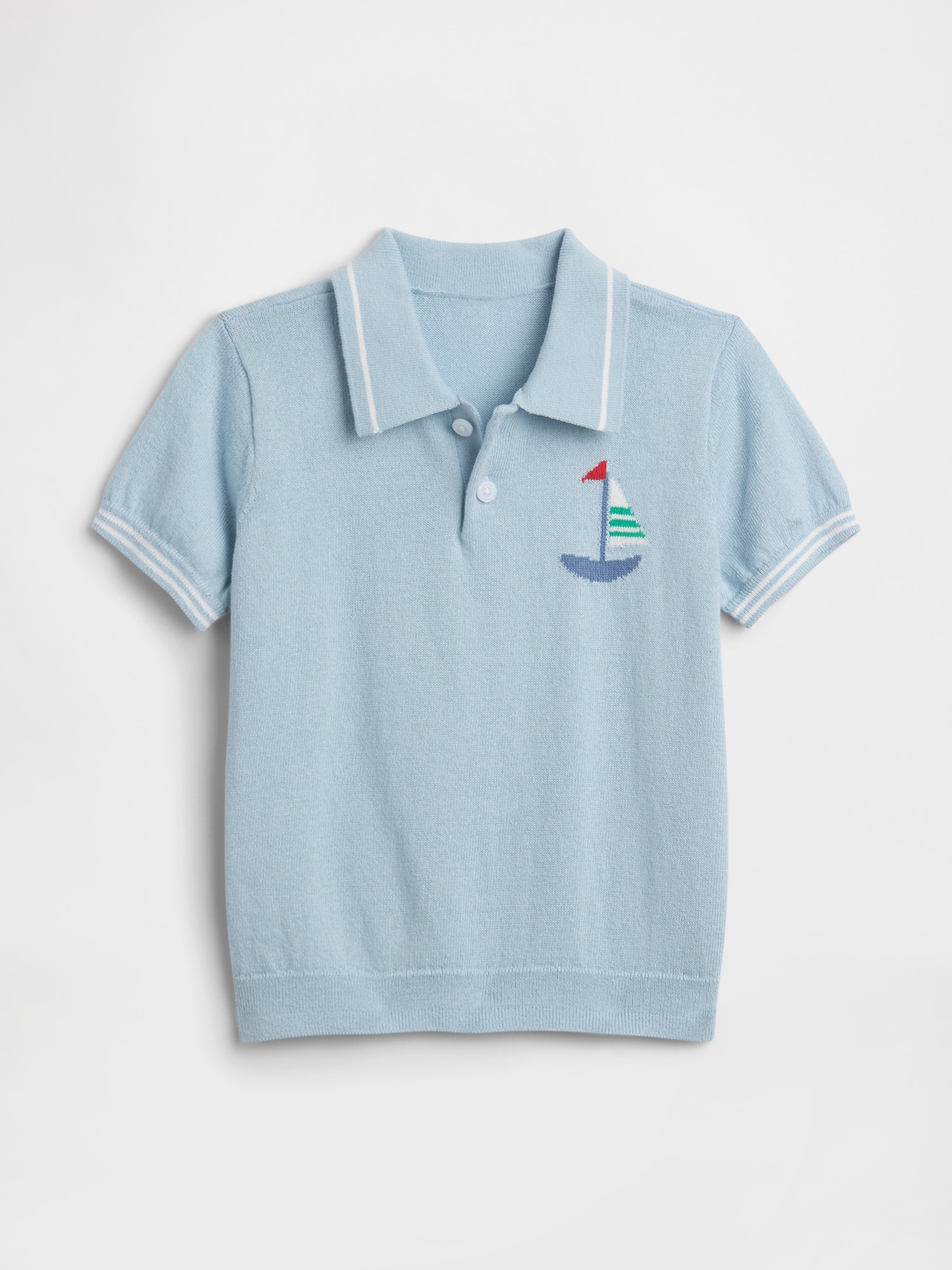 babyGap ニットポロシャツ-0