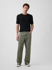 リブ クルーネック ニットTシャツ-4