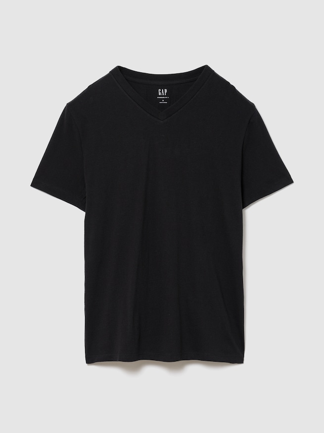 スタンダードVネックTシャツ-4