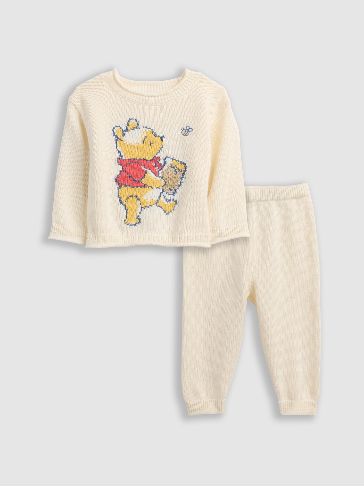 くまのプーさん ニットセット (ベビー)-3