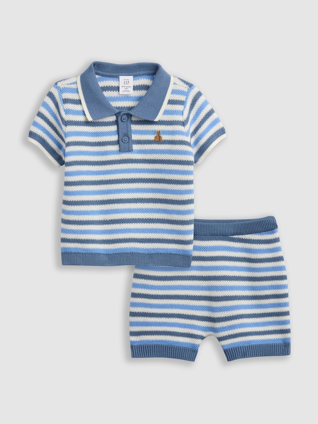 ニットポロシャツ コーデセット (ベビー)-3