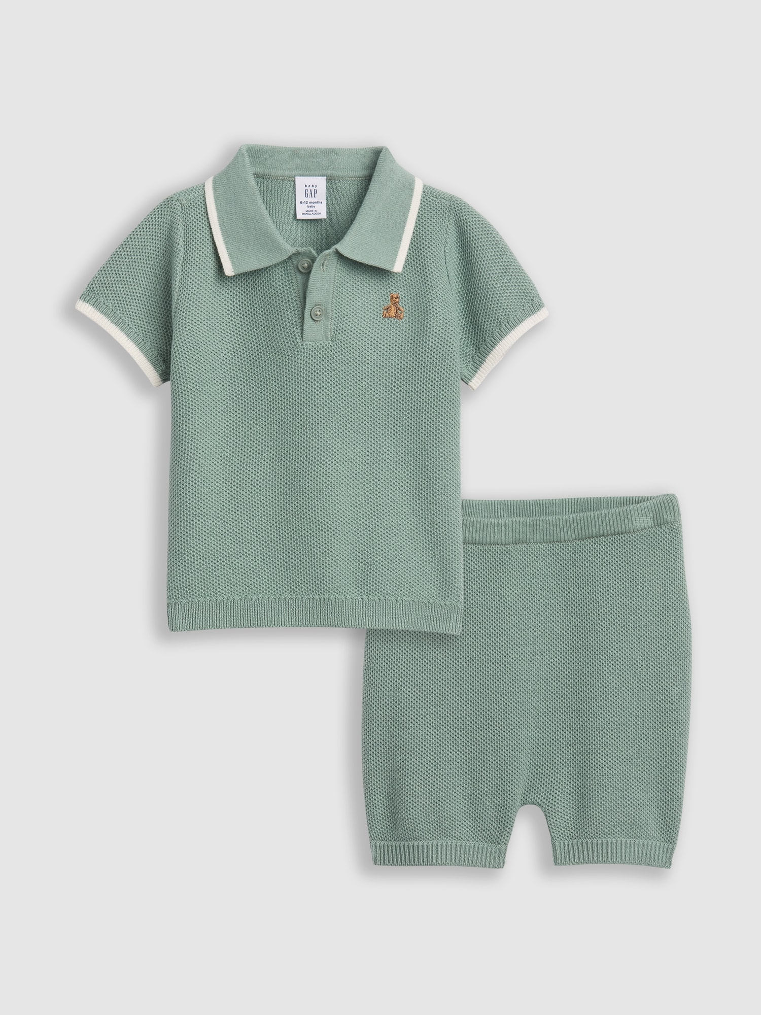 ニットポロシャツ コーデセット (ベビー)-3