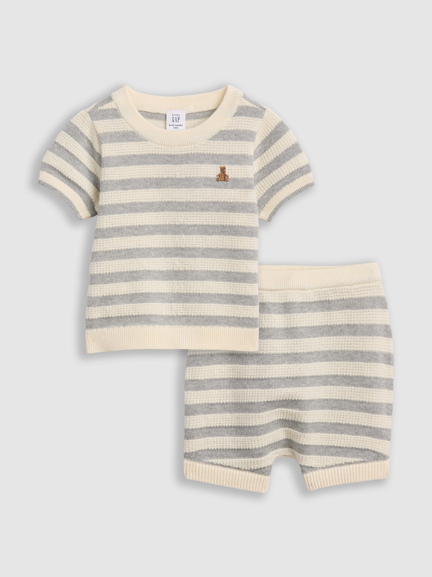 ストライプ セーター コーデセット (ベビー)-3