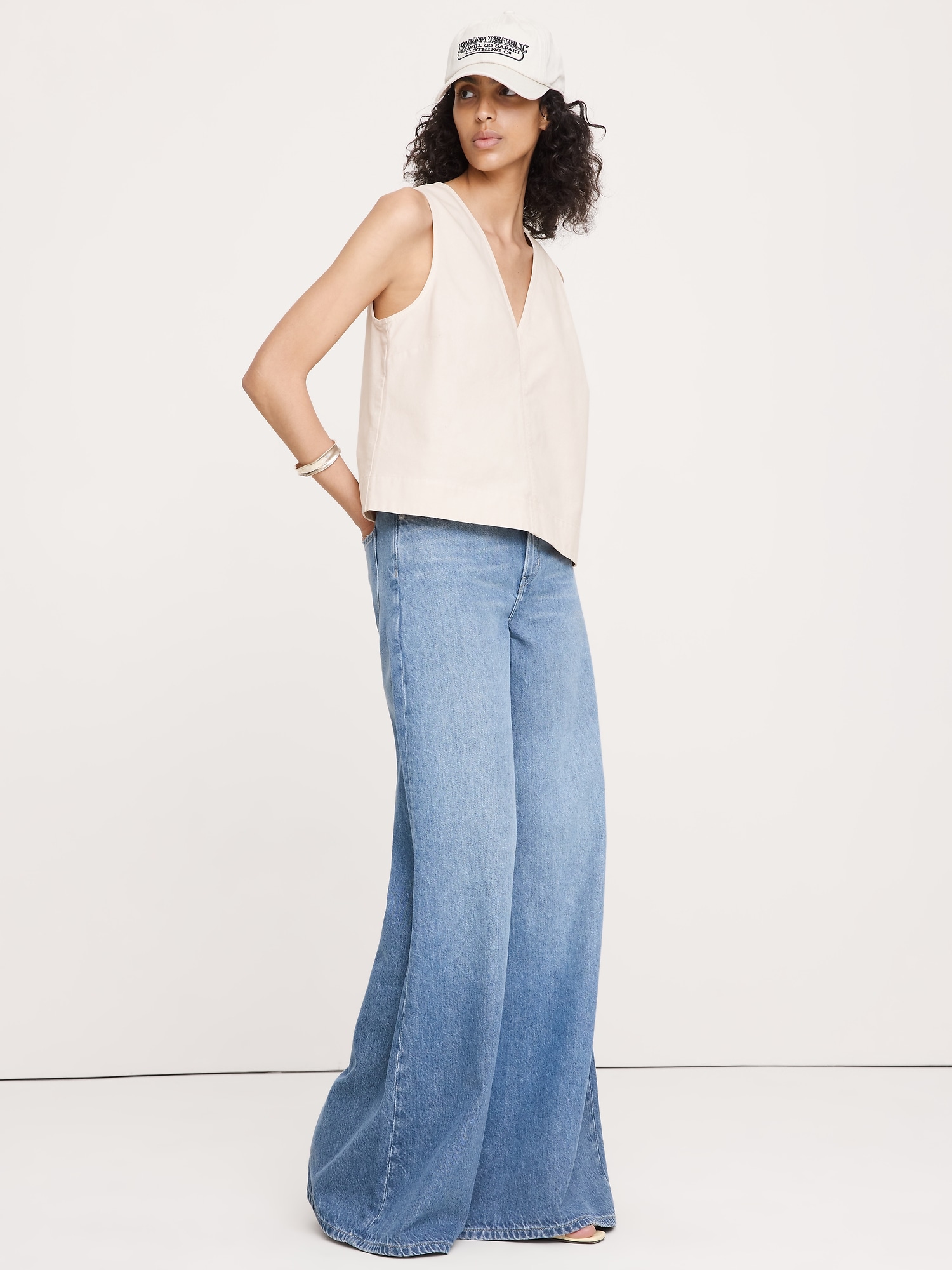 CAMISOLE EN TOILE DE COTON