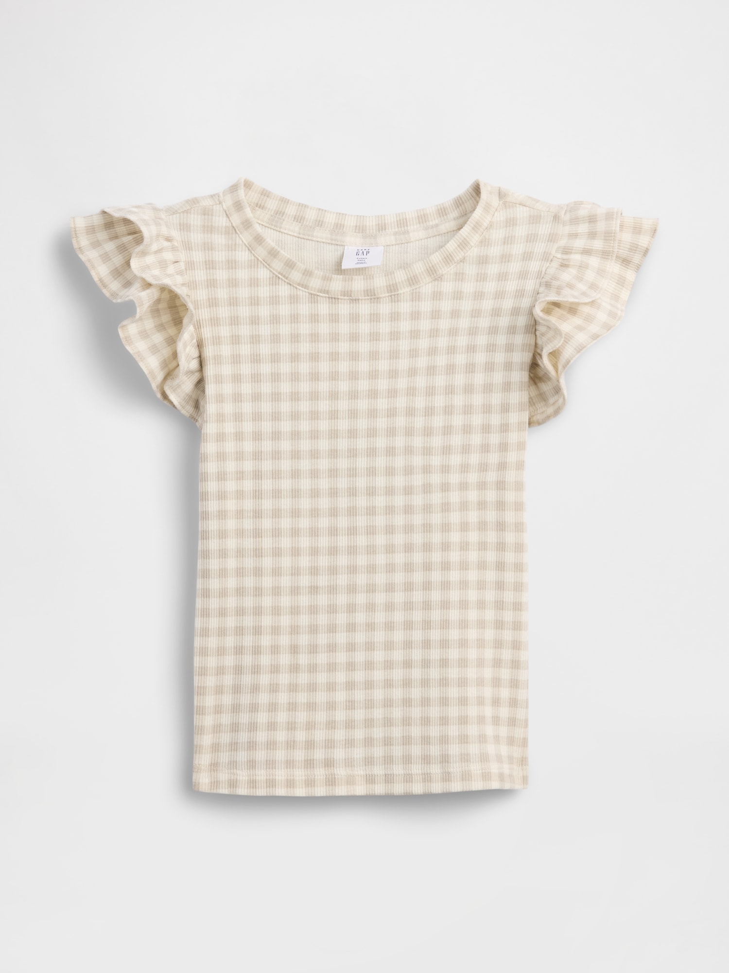 babyGap Ribbed Flutter Sleeve T-Shirt