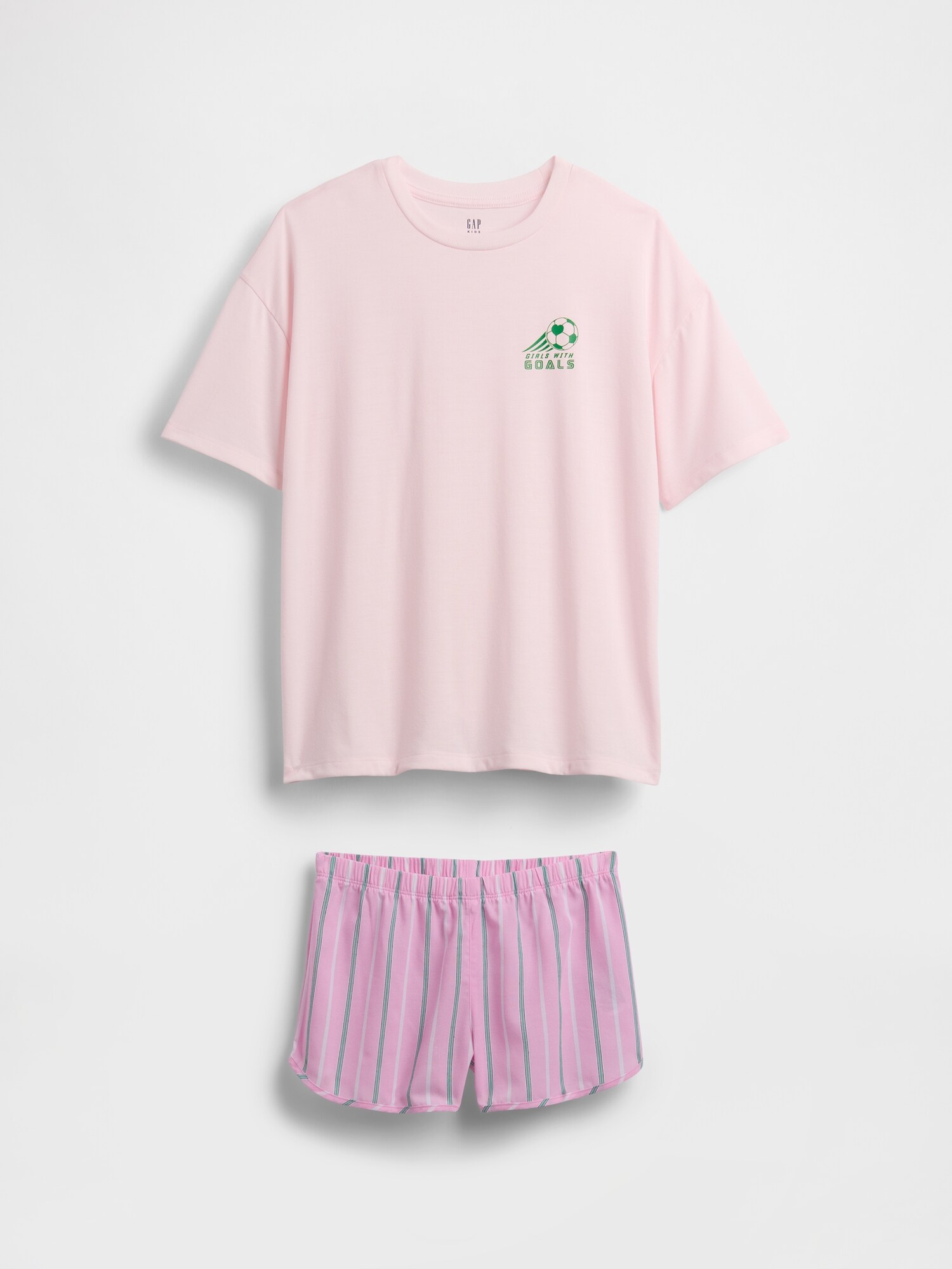 リサイクル ショートパンツパジャマセット (キッズ)-1