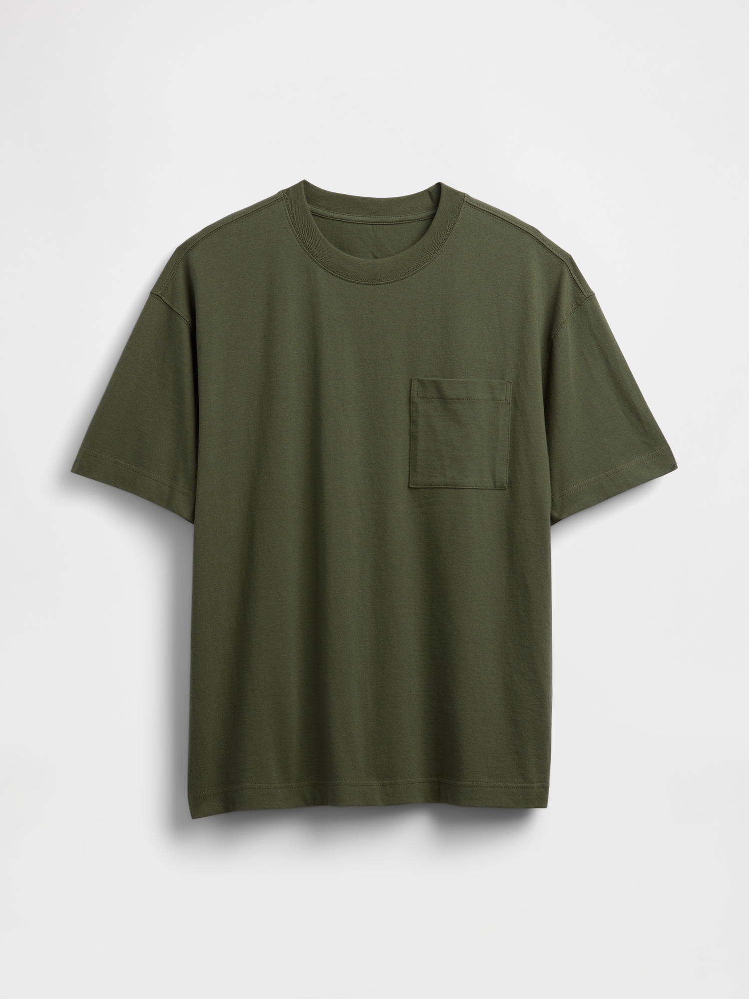 Gap公式オンラインストア | オーバーサイズ クロップド ポケットTシャツ