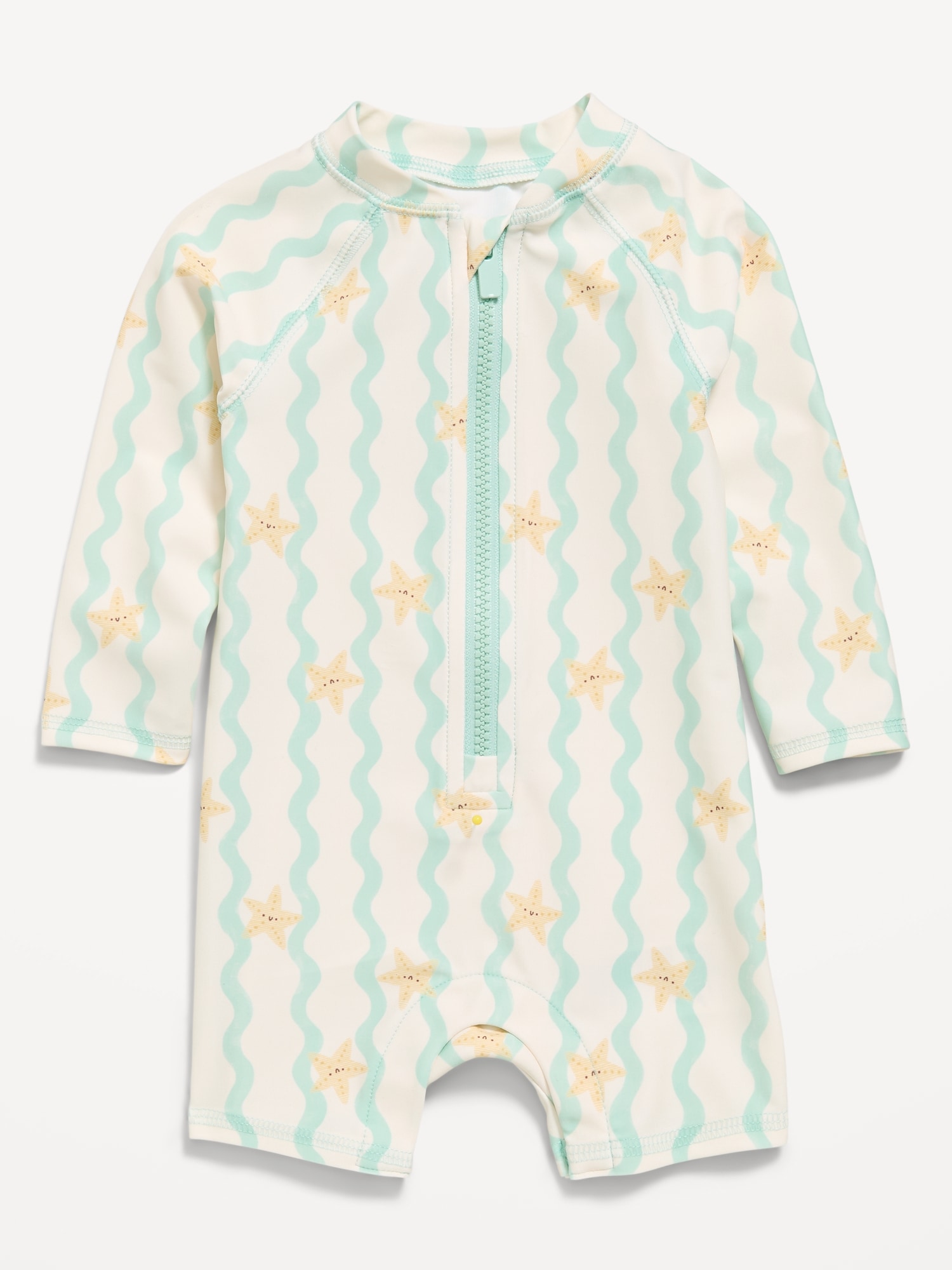 Printed Swim Rashguard Bodysuit for Baby