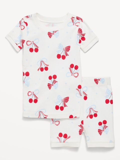 Printed Snug-Fit Pajama Set for Toddler & Baby