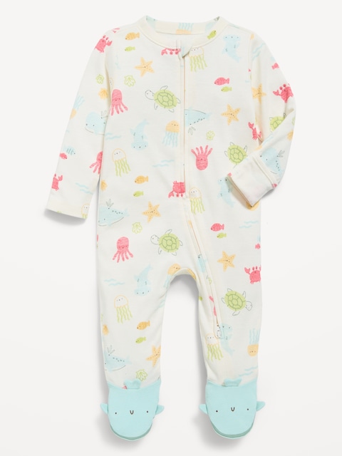 2-Way-Zip Sleep & Play Footed One-Piece for Baby