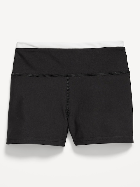 High-Waisted PowerSoft Shorts for Girls