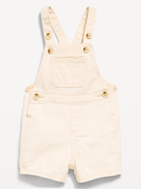 SALOPETTE COURTE EN CHAMBRAY POUR BÉBÉ