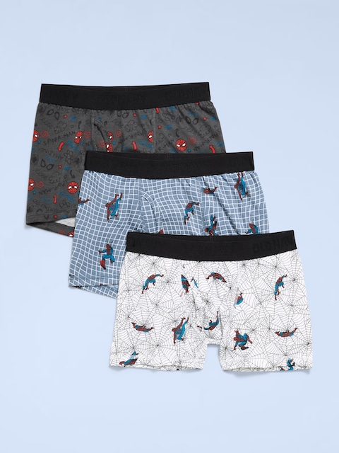 Old Navy x Marvel Spider-Man Boxer-Briefs Underwear 3-Pack for Boys - Spider