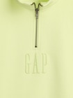 ヘビーウェイト オーバーサイズ GAPロゴ 1/4ジップアップ プルオーバー-3