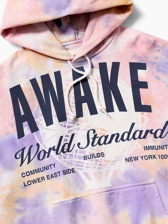 Gap &times; Awake NY ヘビーウェイト オーバーサイズ ロゴパーカー-4