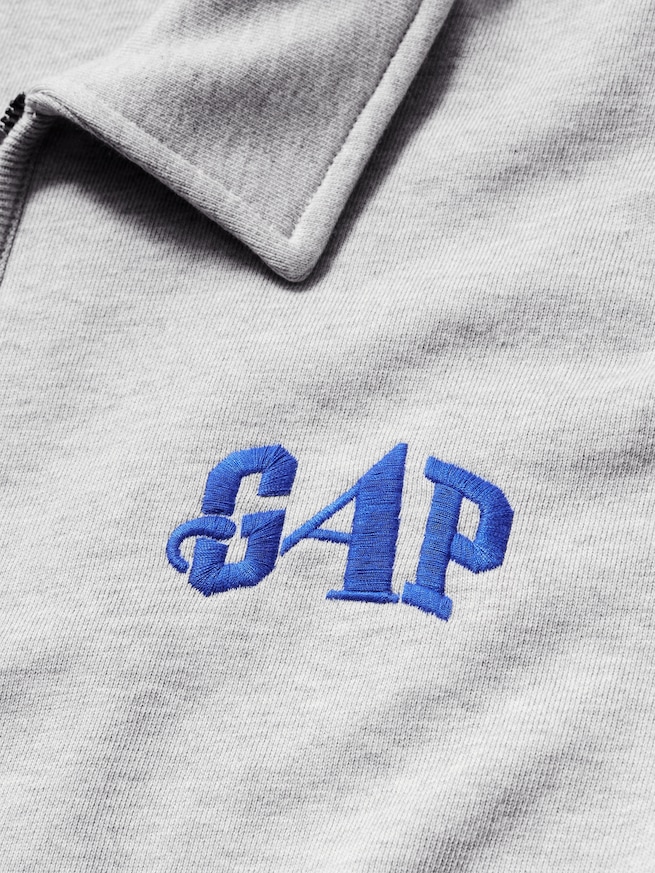 Gap &times; Awake NY ヘビーウェイト オーバーサイズ 1/4ジップアップ プルオーバー-5