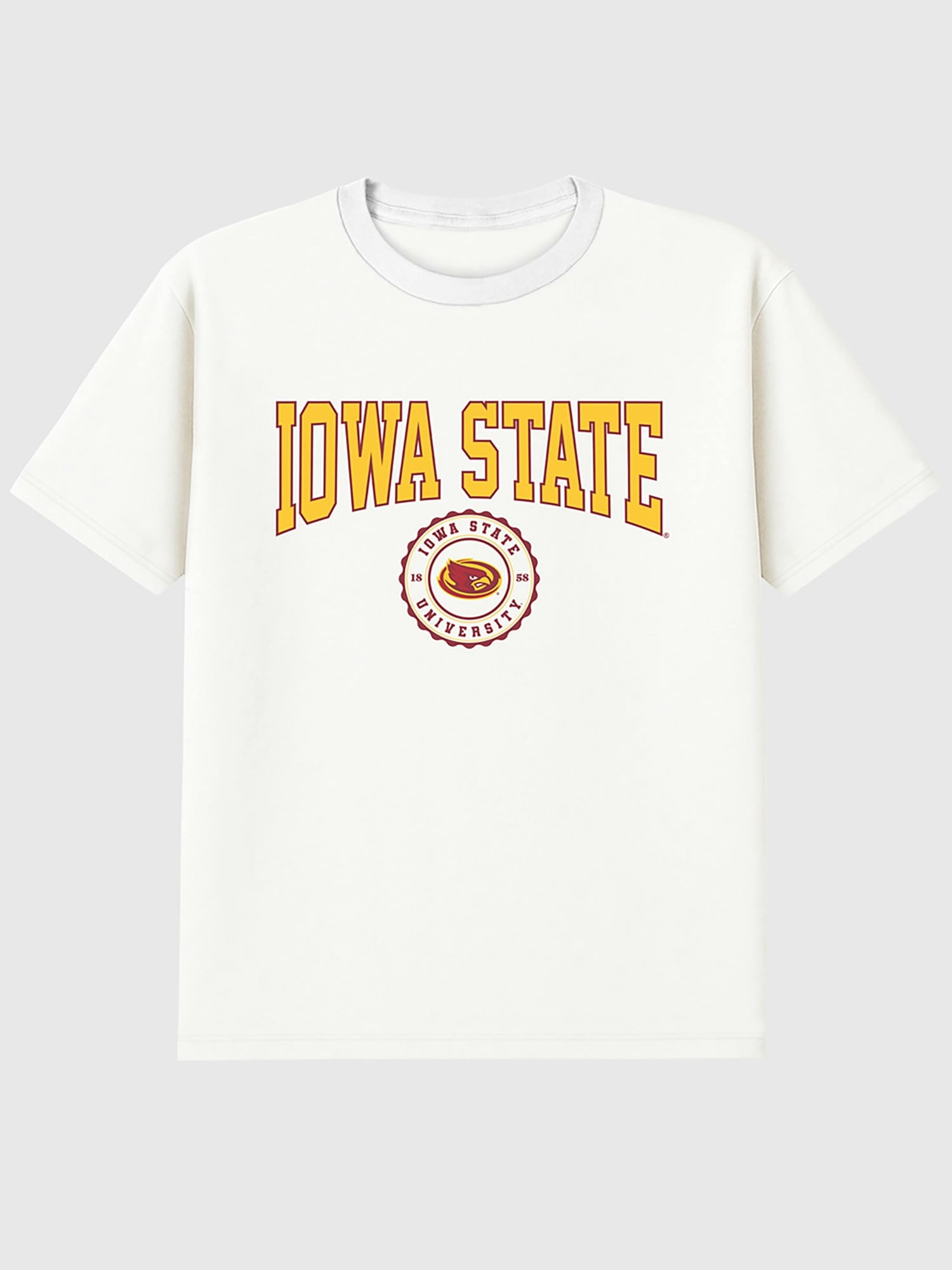 Iowa State University Collegiate Seal Dark Graphic T-Shirt