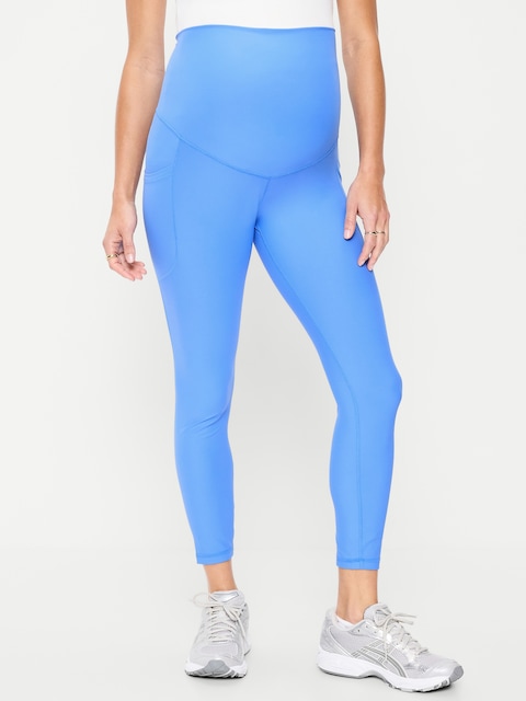 LEGGING POWERSOFT LONGUEUR 7/8 À PANNEAU COUVRANT DE MATERNITÉ