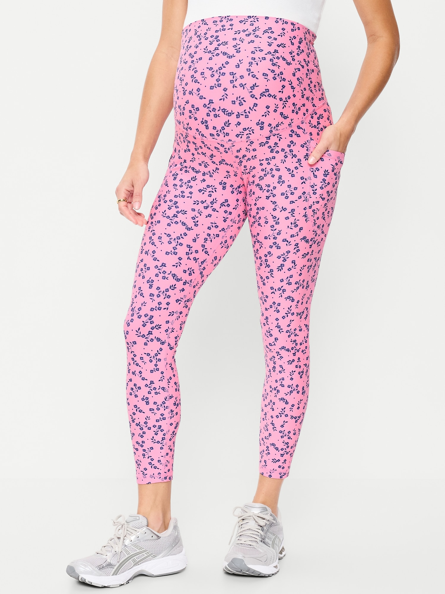 Maternity Full-Panel PowerSoft 7/8 Leggings