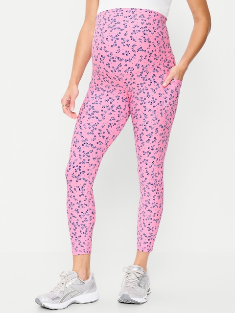 LEGGING POWERSOFT LONGUEUR 7/8 À PANNEAU COUVRANT DE MATERNITÉ