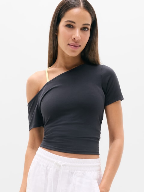 Move With Ease One Shoulder Tee