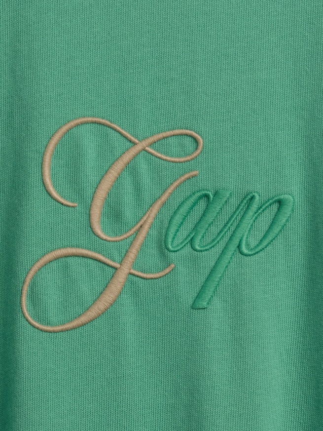 ヘビーウェイト トーンミックス GAPロゴTシャツ-3