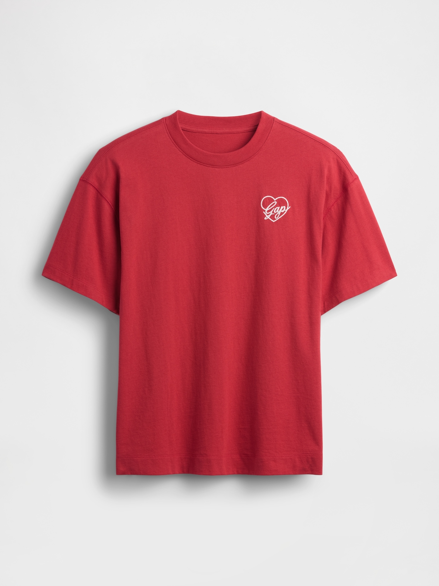 オーバーサイズ GAPハートロゴTシャツ-4