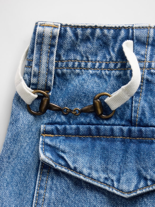 Gap &times; Sean Wotherspoon 13インチ デニムカーゴ バギーショートパンツ-4