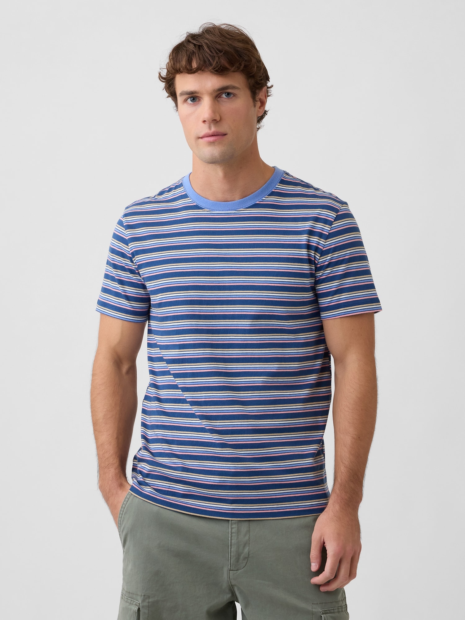 Everyday Soft Stripe Crewneck T-Shirt