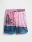 GapFit 6インチ リサイクル メッシュ イージーショートパンツ (キッズ)-1