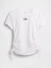 クロースニット ジャージー GAPロゴ ルーシュ サイドタイTシャツ-4