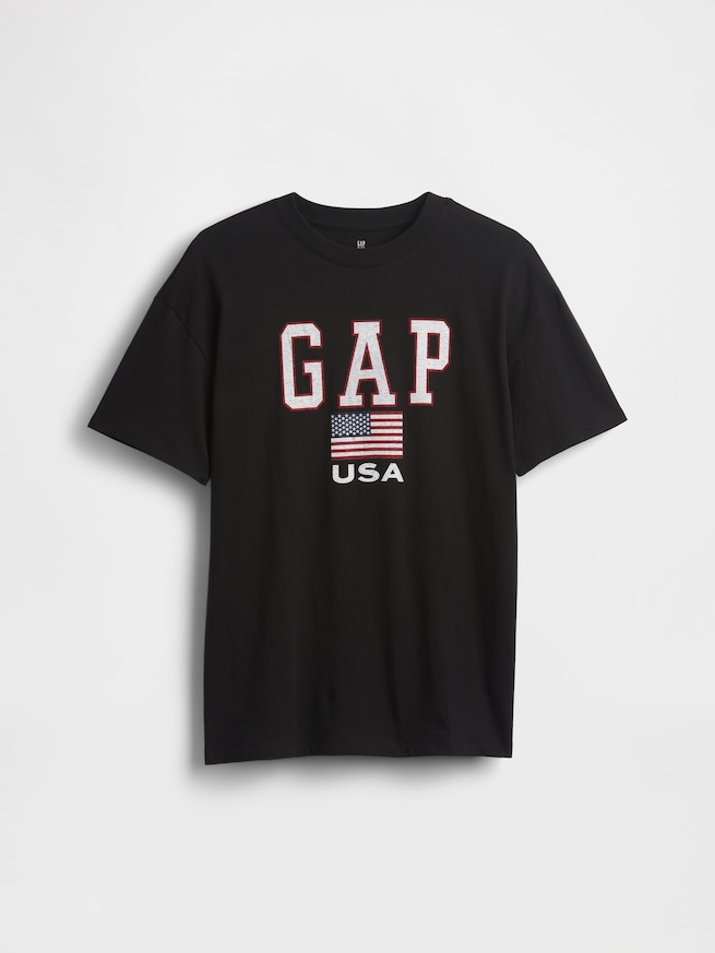 オーバーサイズ GAPロゴ  Tシャツワンピース (キッズ)-1