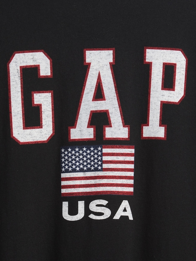 オーバーサイズ GAPロゴ  Tシャツワンピース (キッズ)-3
