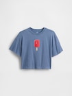 オーバーサイズ グラフィックTシャツ (キッズ)-1